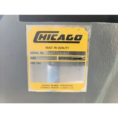 Used 4,000 CFM Chicago Blower Housing Size L4 [PARTS]