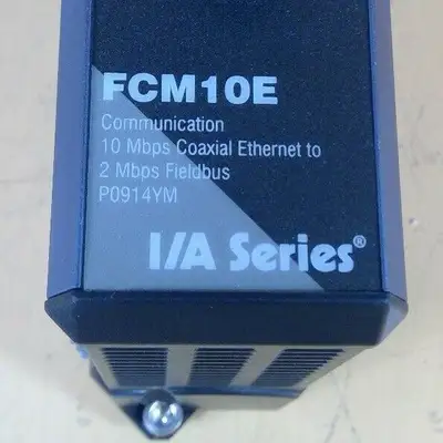 Foxboro FCM10E Comm. 10Mbps Coaxial Ethernet - 2Mbps Fieldbus P014YM Ser I/A 3H