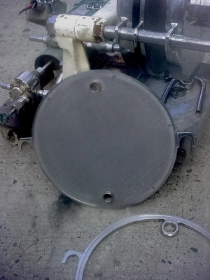 USED ERTEL 12" FILTER PRESS 2 HSB4