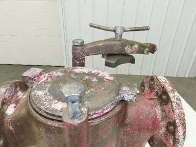 Hayward Model 72 Simplex 4" Inline Basket Strainer Cast Iron 200 PSI Flanged