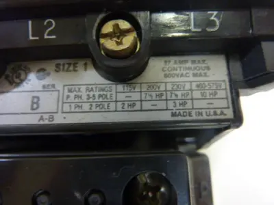 USED ALLEN BRADLEY 509-BOD SER B W47