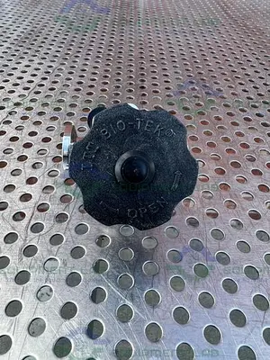 USED ITT BIO-TEK DIAPHRAGM VALVE W/ 1/2" SANITARY FITTING