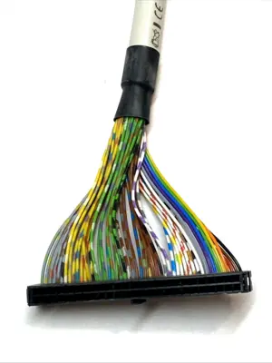 USED PHOENIX CONTACT FLK 50/EZ-DR CABLE 0.5M 2X 50-PIN IDC FEMALE