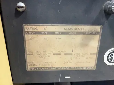 Used HOBART BROTHERS CO R600S Welding Machinery (Other) Ohio US | HGR 24 #1404698