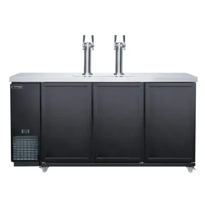 New | in-Stock Dukers New Dukers DKB72-M3 Double Tap Kegerator Beer Equipment Illinois US | Falcon Restaurant Supply #1376342