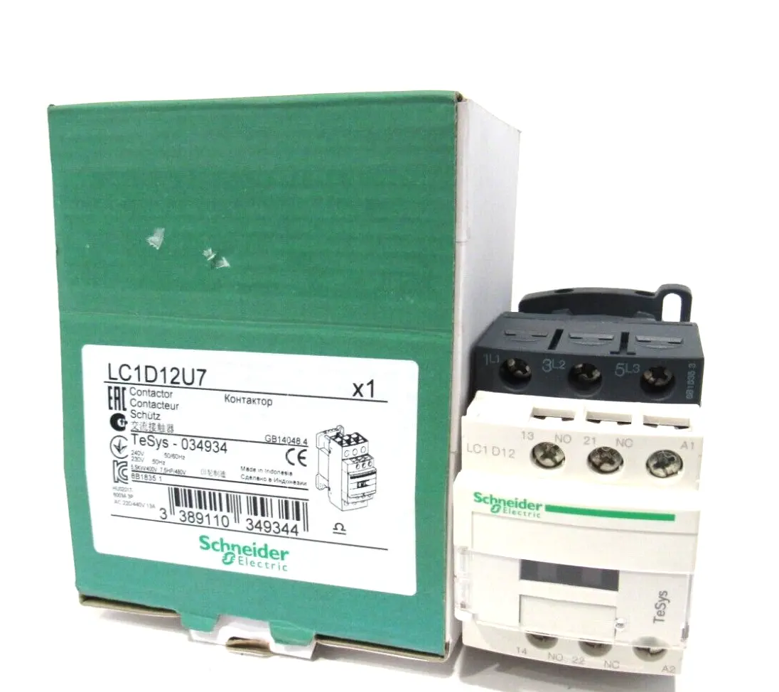 NEW SCHNEIDER ELECTRIC LC1D12U7 CONTACTOR
