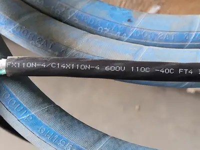 6 meters RW90 XLPE Cable Assy E-Stop Basket w/ Blue Hose and Connector