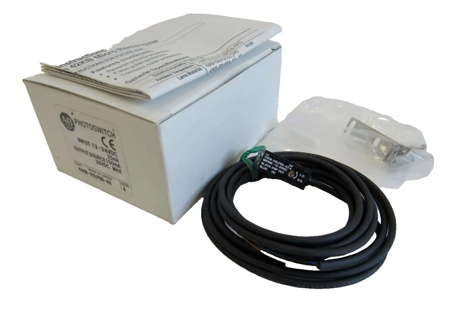 ALLEN BRADLEY 42KB-D2LPSG-A2 MICRO SENSOR 42KBD2LPSGA2 NEW, SURPLUS