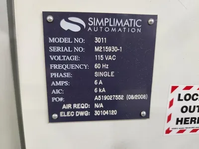 2008 Simplimatic Automation 3011 Conveyor | Tekmart International Inc. (2)