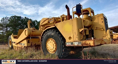 Used 1980 CATERPILLAR 631D Scrapers Georgia US | Proxy Equipment #1378078