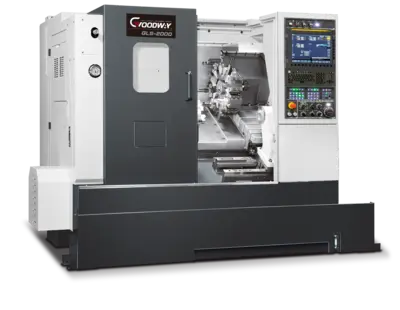 GOODWAY GLS-2000LM Single Turret with Milling (Live Tool + Y-axis) Turning Center | Megatel CNC Solutions Inc. (1)