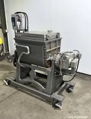 Used J.H. Day Co.Light Duty Double Arm Sigma Blade Mixer, Model # 3, Blades are of overlapping design.