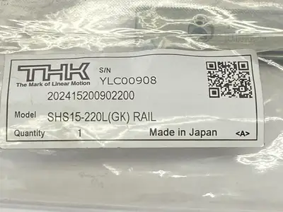 NEW THK LINEAR GUIDE RAIL 220MM LENGTH