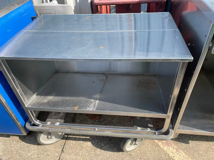 Used Falcon Restaurant Supply Used Stainless Steel Utility Cart - SS52 Restaurant Equipment (Miscellaneous) Illinois US | Falcon Restaurant Supply #1376081