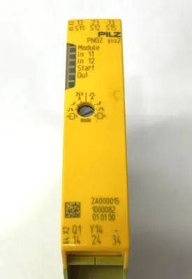 New | in-Stock Pilz Safety Relay Expansion Module, 1-input Function, PNOZ yio2 2DI 3N PLC Expansion Units Michigan US | Maverick Industrial Sales #1391670