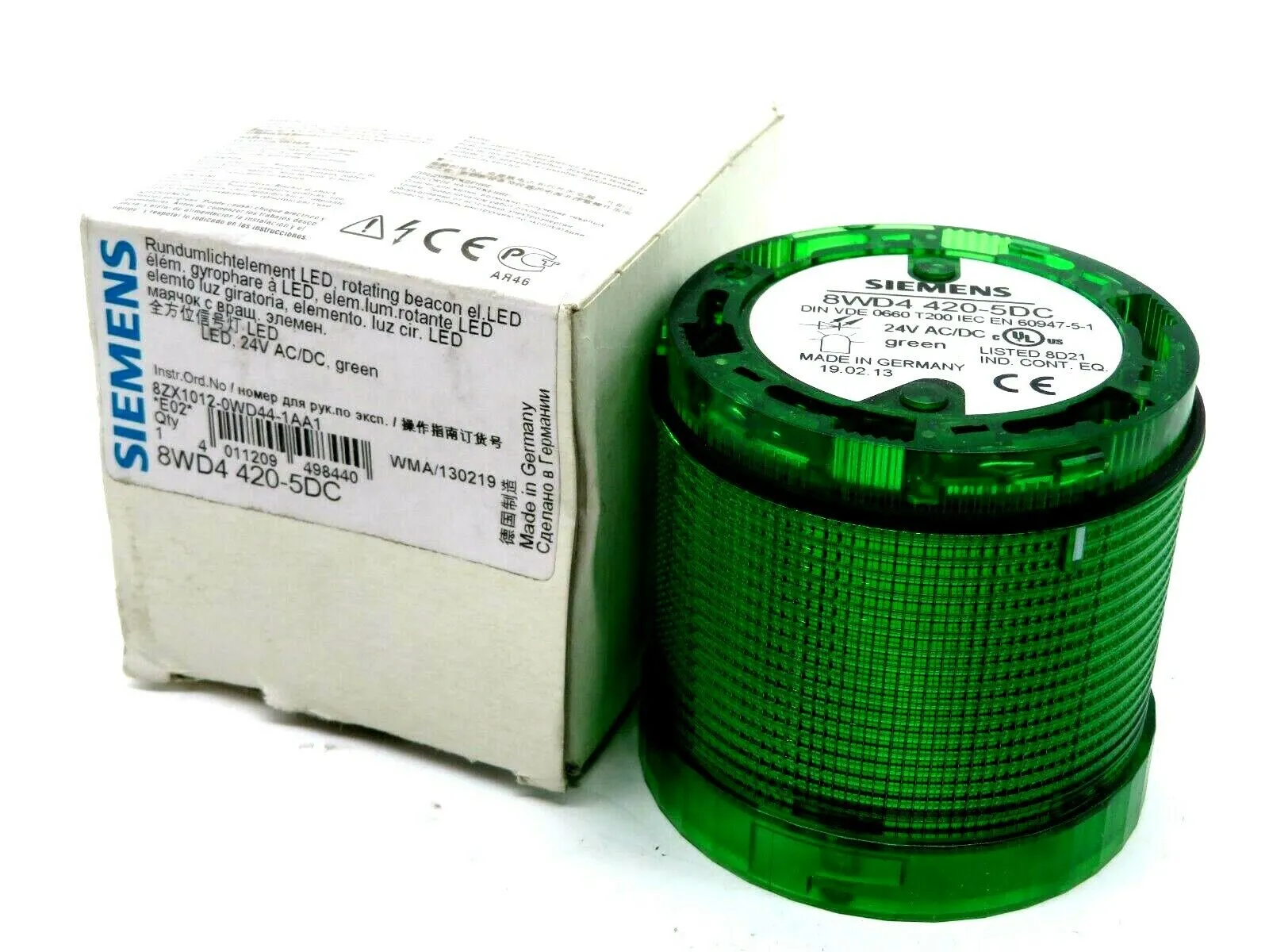NEW SIEMENS 8WD4-420-5DC ROTATING LIGHT ELEMENT 8WD44205DC