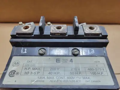 Used ALLEN-BRADLEY 509-EOD Starters British Columbia CA | Lenmark #1488888