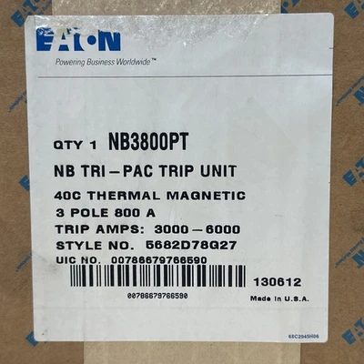 NEW Eaton Corporation NB3800PT