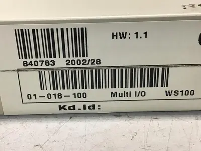 USED SIGMATEK WS100 01-018-100