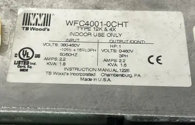 USED TB WOOD'S WFC4001-0CHT