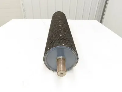 Intelligrated 30" Conveyor Lagged Grip-Top Pulley 6"x 28-3/4"W 1-7/16" Shaft