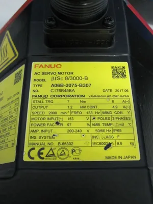 USED 2017 FANUC A06B-2075-B307