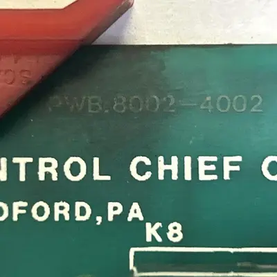 Used CONTROL CHIEF 8002-4002 Circuit Boards | Surplus Asset Holdings #1205926