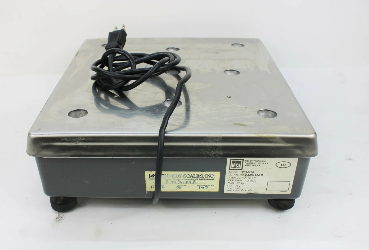USED WEIGH TRONIX 7820-70