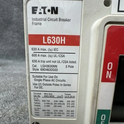 Used Eaton LGH3630NN Circuit Breakers California US | Davliegogo LLC #1705278