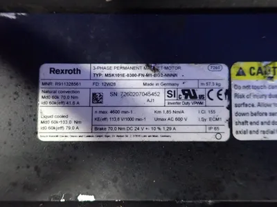USED REXROTH MSK101E0300FNM1BG2NNNN