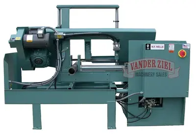 W.F. Wells 10" x 17" Semi-Automatic Horizontal Saw, Modoel W-10-2 - NEW