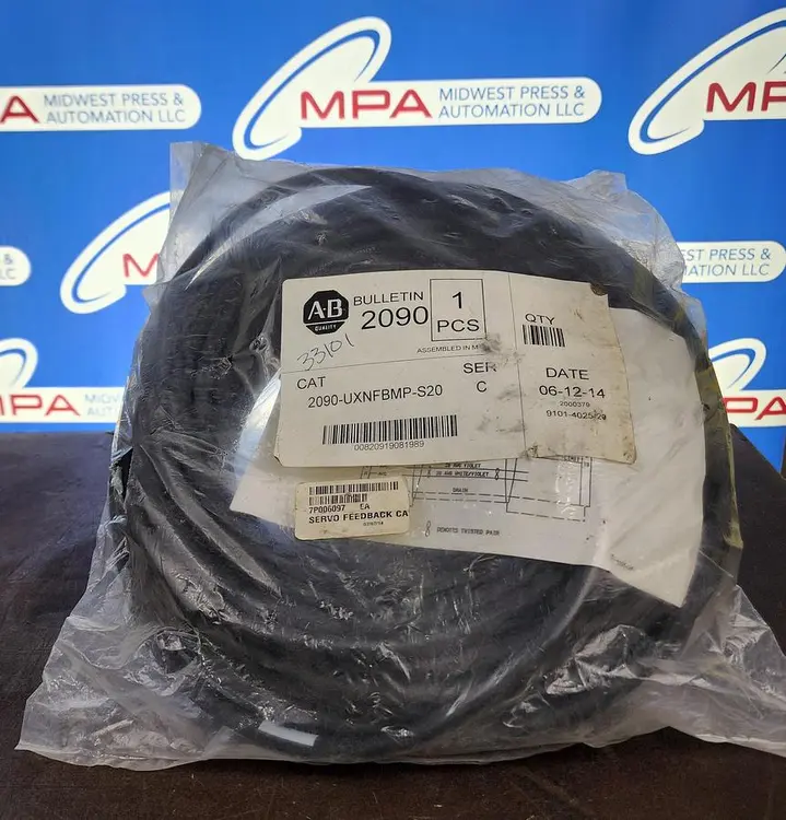 New | in-Stock ALLEN-BRADLEY 2090-UXNFBMP-S20 Cable & Wire | Midwest Press and Automation #577678