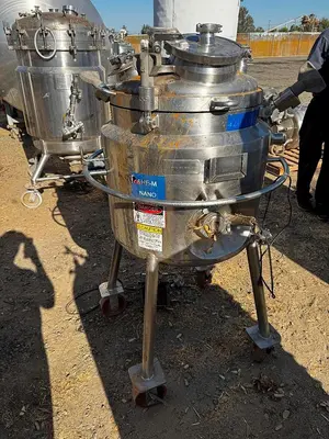 Tank, 26 Gallon (100 Liter), DCI, Stainless Steel, Fermenter, #5991467