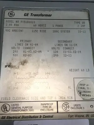 USED GENERAL ELECTRIC 9T51B0013