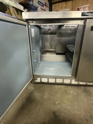 174-0201 Delfield 48" Self Contained Sandwich Prep Table Cooler