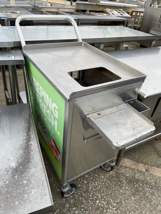 Used Falcon Restaurant Supply Used Stainless Steel Cart - SS394 Restaurant Equipment (Miscellaneous) Illinois US | Falcon Restaurant Supply #1373789