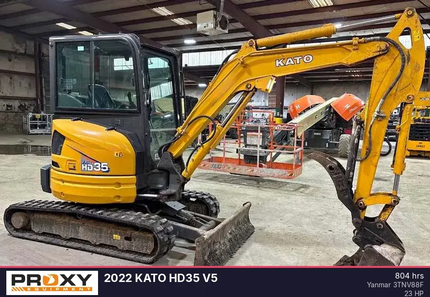Used 2022 KATO HD35 V5 Crawler Excavators - Mini New Jersey US | Proxy Equipment #1388740