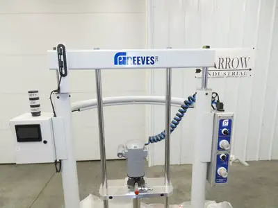 GP Reeves GDP20-400G70 Pneumatic Grease Pump Drum Unloader 55 Gal W/Accessories