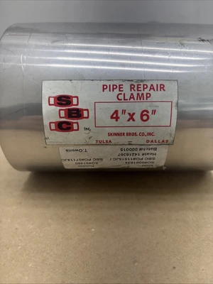 NEW SBC 4”X6” Pipe Repair Clamp