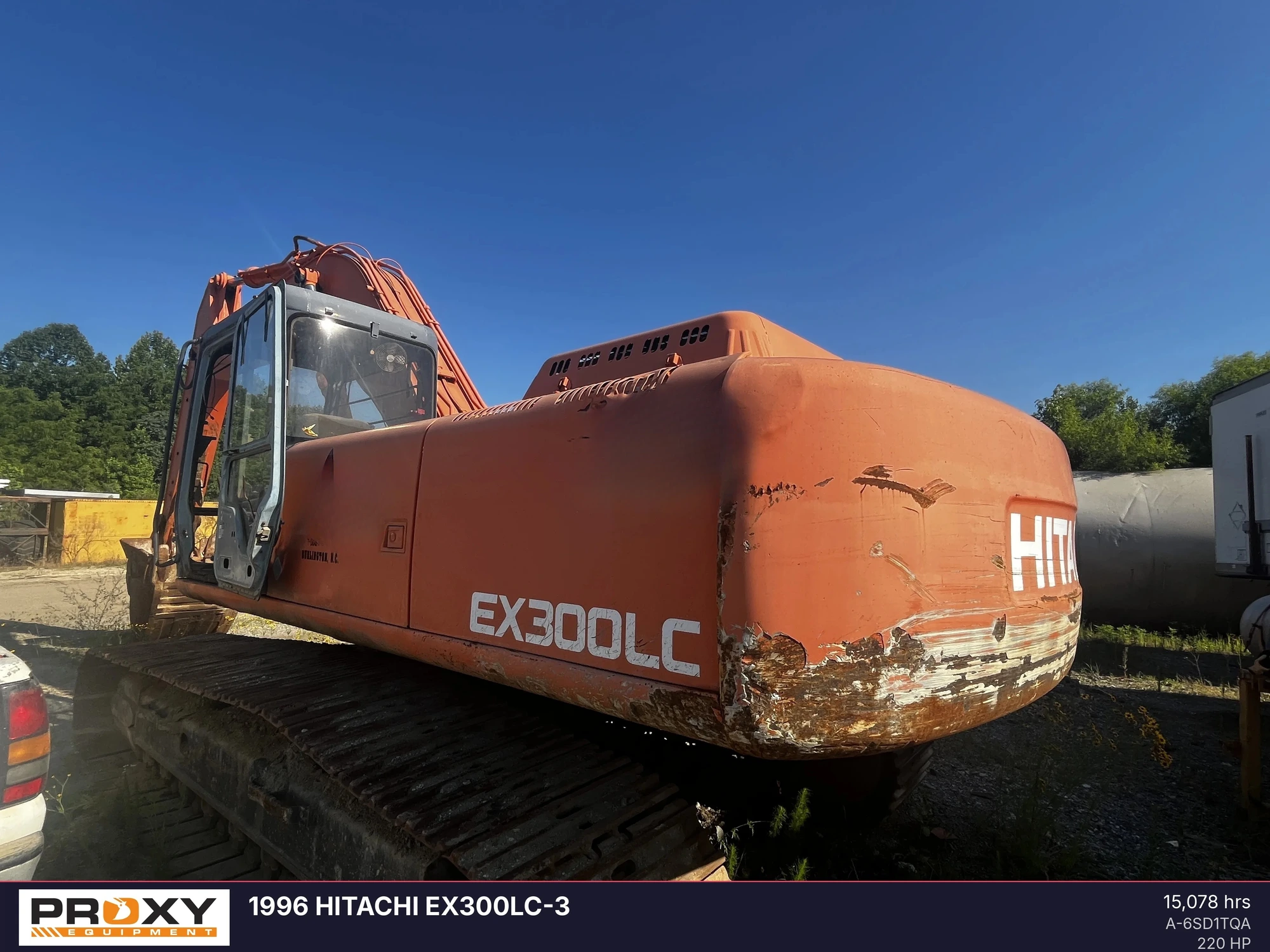 Used 1996 HITACHI EX300LC-3 Crawler Excavators North Carolina US | Proxy Equipment #1388862