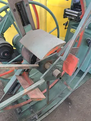 4.7" X .040" BRUDERER MODEL #12120B 19 ROLL PRECISION LEVELER & DOUBLE END UNCOILER: STOCK 13024