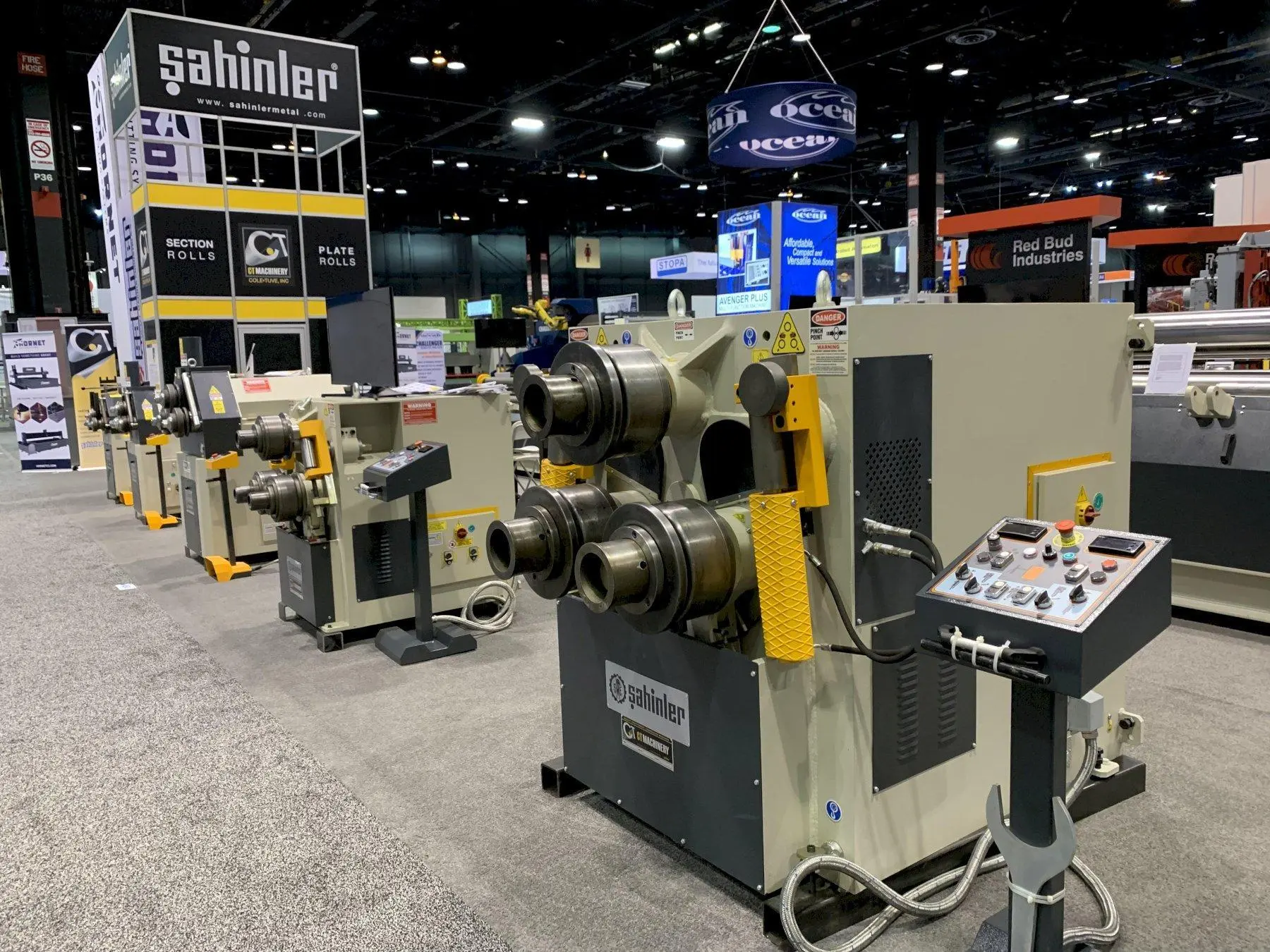 1/2" x 4" x 4" NEW Cole-Tuve Sahinler Angle and Shape Bending Roll Model HPK 100 Hydraulic - Double Pinch Type