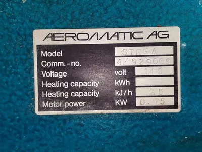 Used AEROMATIC STREA Chemical & Process Equipment Ohio US | HGR 24 #728905