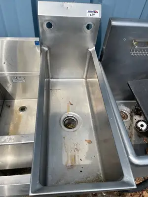 Used Falcon Restaurant Supply Used 12" Stainless Steel Sink - SS101 Sinks Illinois US | Falcon Restaurant Supply #1376035