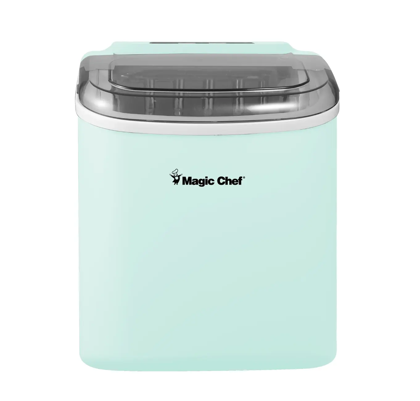 Magic Chef 27 LB. PORTABLE COUNTERTOP ICE MAKER IN MINT GREEN
