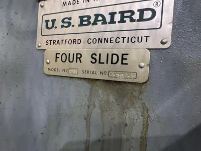US BAIRD MODEL #RWI WIRE FORMING FOURSLIDE MACHINE: YOBRO #24439