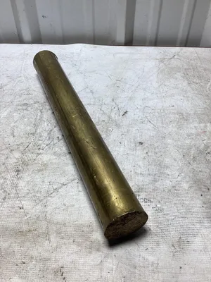 Machined Brass C360; Lathe Stock Bar; 20″ X 2 1/2″ Round Brass Bar