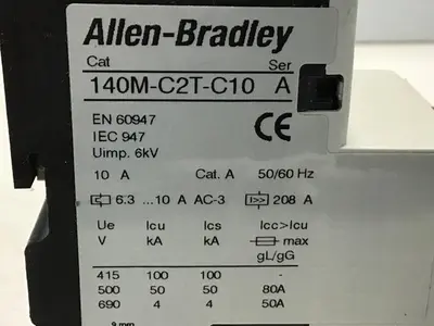 USED ALLEN BRADLEY 140M-C2T-C10 SER A