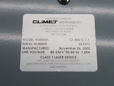 Used CLIMET INSTRUMENTS CI400011 Counters/Timers Ohio US | HGR 24 #750633