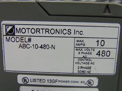 Motortronics Inc. ABC-10-480-N Electronic Brake Module Used